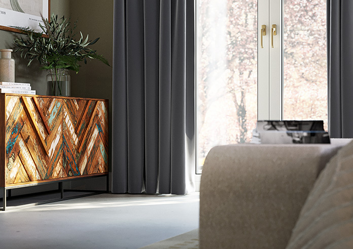 Luxe Velvet, Steel - Made to Measure Curtains - Image 5